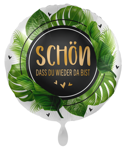 Folienballon - Schön, dass du wieder da bist - ø 43cm